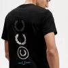T-shirt med grafisk märkning för män T-shirt med grafisk märkning för män