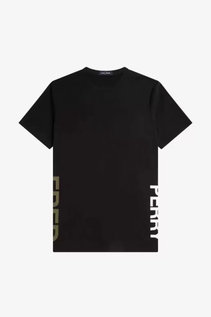 T-shirt med grafisk märkning för män T-shirt med grafisk märkning för män