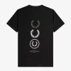 T-shirt med grafisk märkning för män T-shirt med grafisk märkning för män