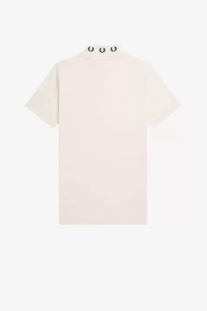 T-shirt med hög hals och lagerkrans för kvinnor T-shirt med hög hals och lagerkrans för kvinnor