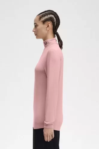 T-shirt med polotröja för kvinnor