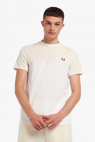 T-shirts med frottémönster och piké