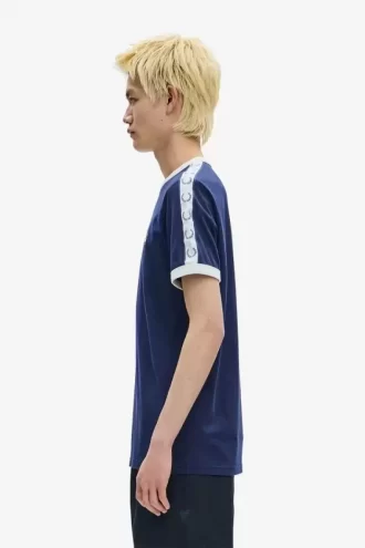 Tejpad Ringer herr-T-shirt