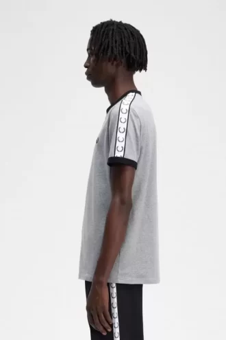 Tejpad Ringer herr-T-shirt