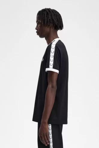 Tejpad Ringer herr-T-shirt