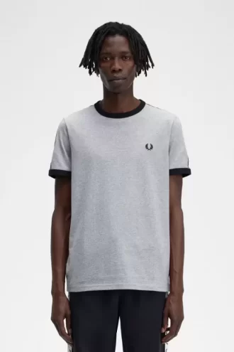 Tejpad Ringer herr-T-shirt