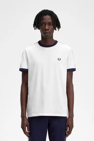 Tejpad Ringer herr-T-shirt
