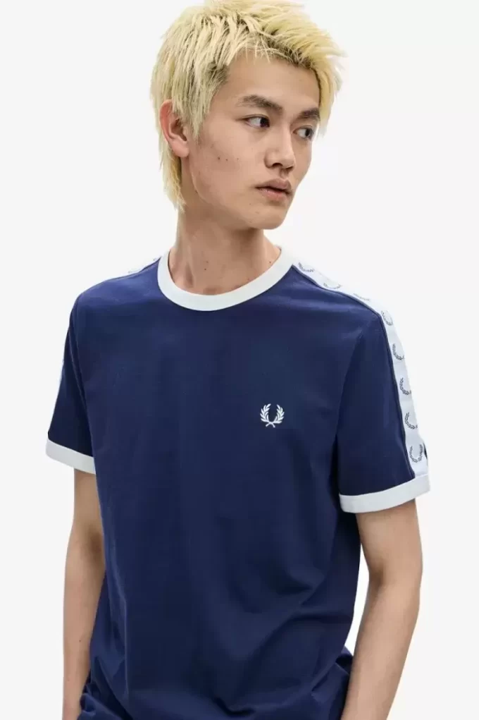 Tejpad Ringer herr-T-shirt Tejpad Ringer herr-T-shirt