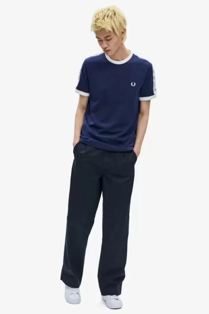 Tejpad Ringer herr-T-shirt Tejpad Ringer herr-T-shirt
