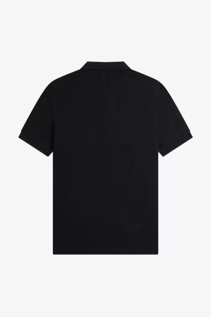Texturerad pikétröja med dragkedja för män Texturerad pikétröja med dragkedja för män
