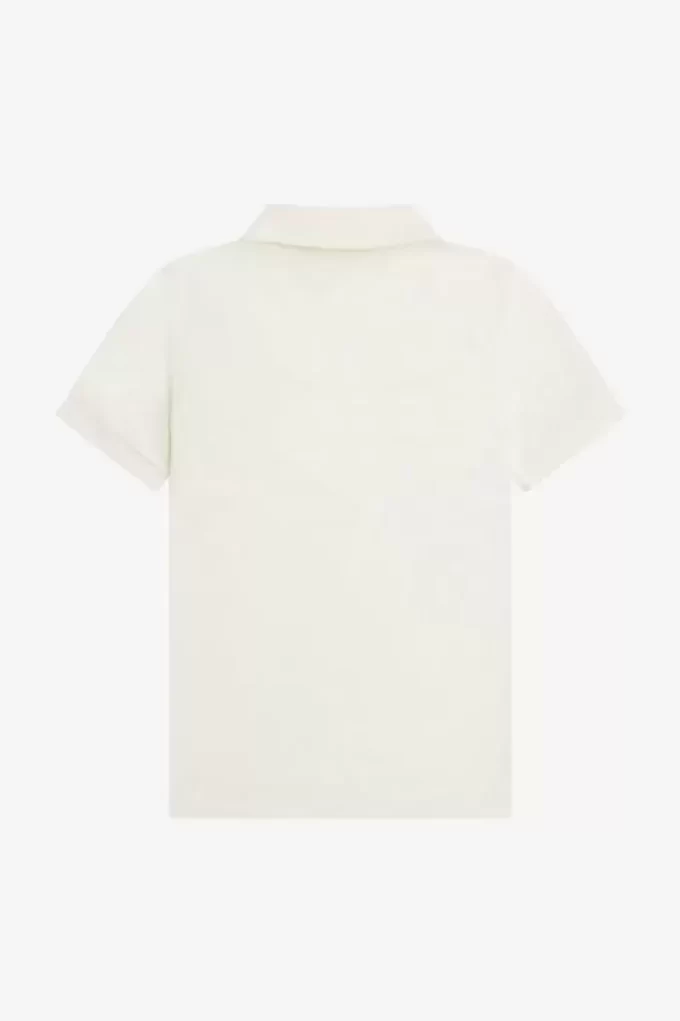 Texturerad pikétröja med dragkedja för män Texturerad pikétröja med dragkedja för män
