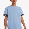 Tramline Tipped Pique T-shirts Tramline Tipped Pique T-shirts