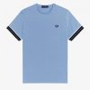 Tramline Tipped Pique T-shirts Tramline Tipped Pique T-shirts