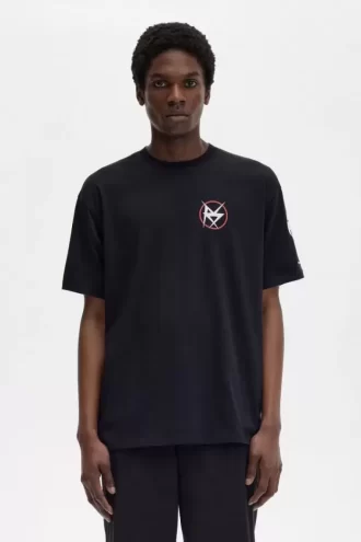 Tryckt herr-T-shirt