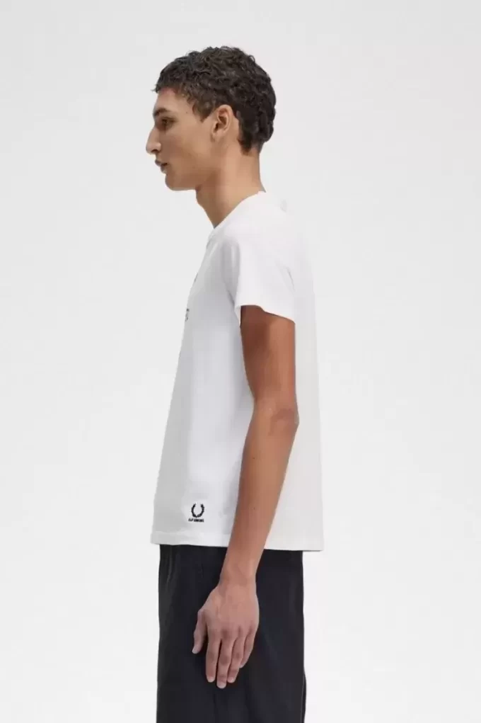 Tryckt slim-fit herr-T-shirt Tryckt slim-fit herr-T-shirt