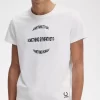 Tryckt slim-fit herr-T-shirt Tryckt slim-fit herr-T-shirt