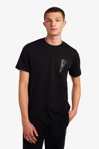 Tryckta t-shirts med bröstlappar