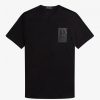 Tryckta t-shirts med bröstlappar