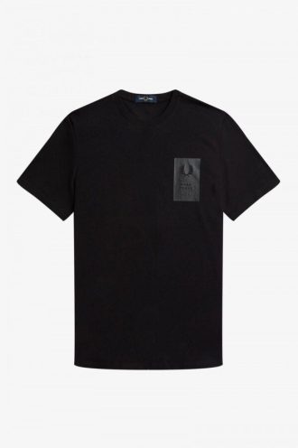 Tryckta t-shirts med bröstlappar