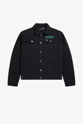 Vadderade denimjackor för män