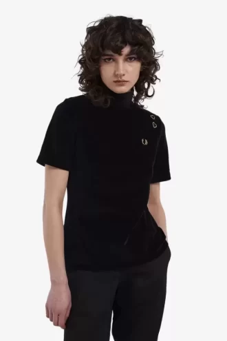 Velour T-shirt för kvinnor