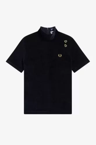 Velour T-shirt för kvinnor