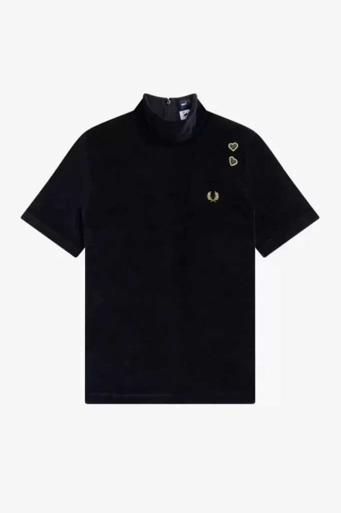 Velour T-shirt för kvinnor