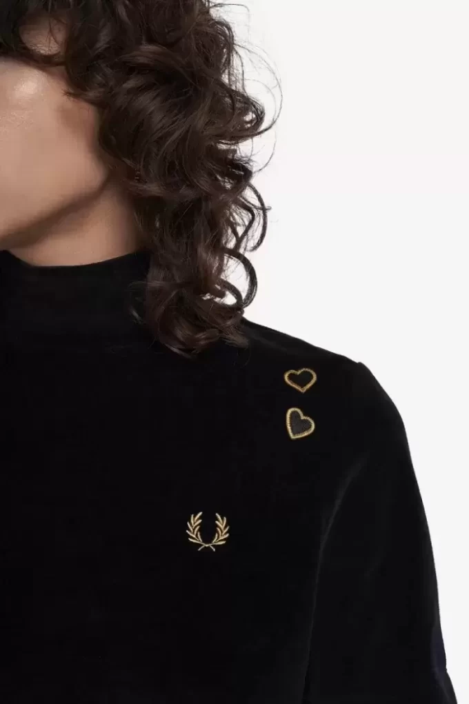 Velour T-shirt för kvinnor