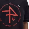 Överdimensionerad herrpolo med tryck Överdimensionerad herrpolo med tryck