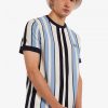 Vertical Stripe Piqué T-shirts
