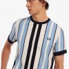 Vertical Stripe Piqué T-shirts